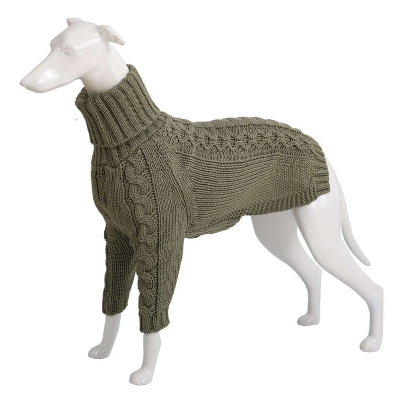 Winter High Neck Knit Dog Sweater