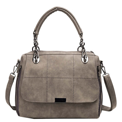 Stylish large capacity matcha green shoulder bag, a fashionable PU leather tote for travel and everyday use.