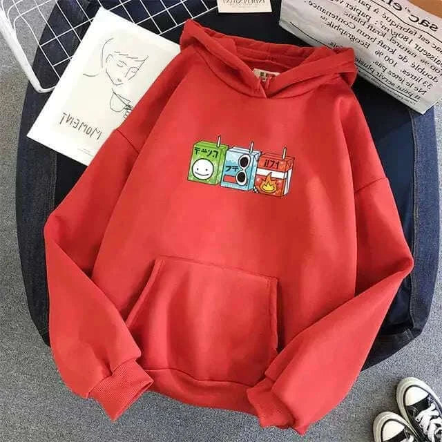Dream Team Juice Boxes Print Aesthetic Hoodies Mbshop
