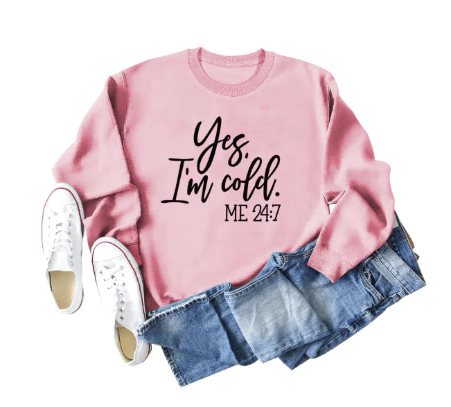 Sweatshirt Oversize 'Oui j'ai Froid' - Style Streetwear Urbain