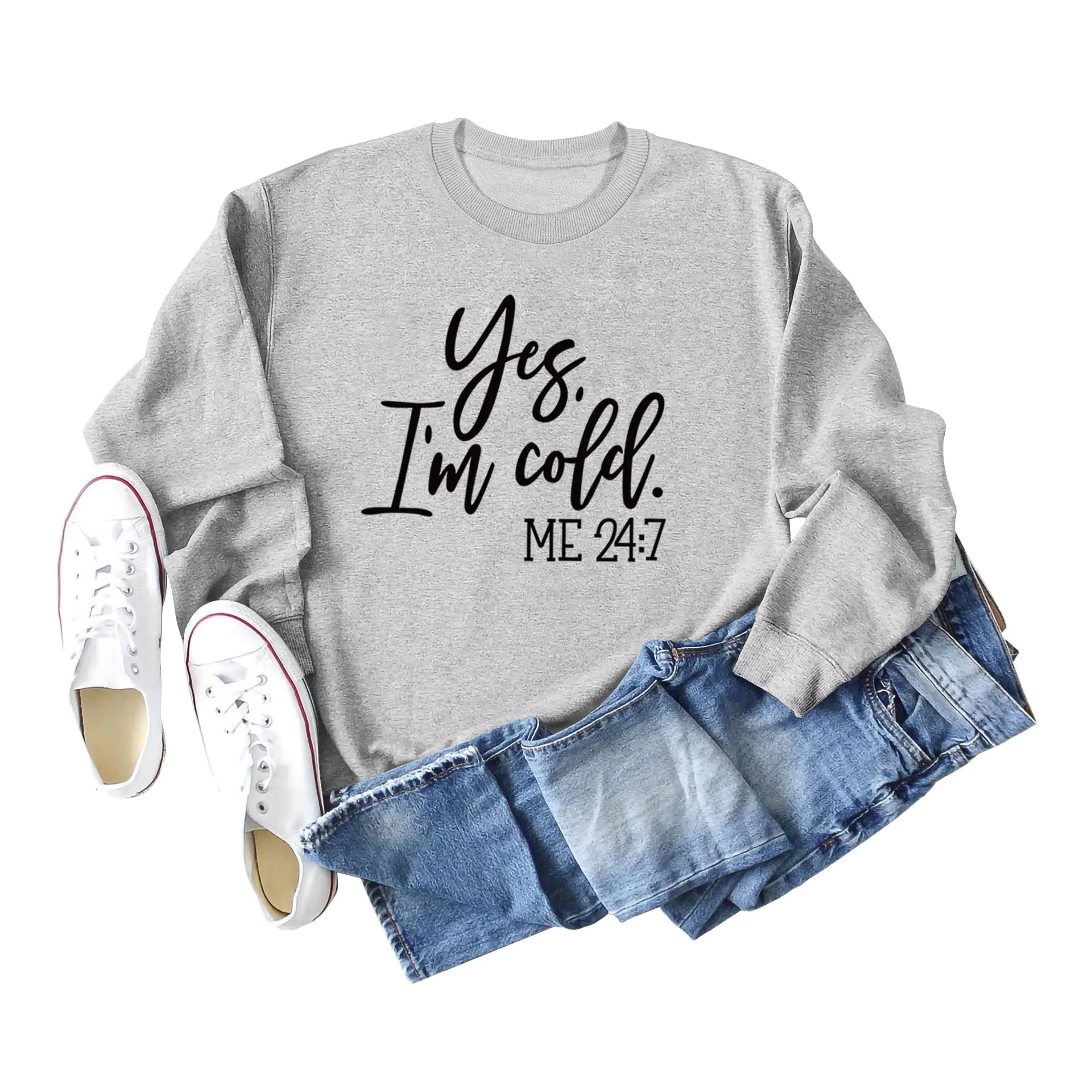 Sweatshirt Oversize 'Oui j'ai Froid' - Style Streetwear Urbain