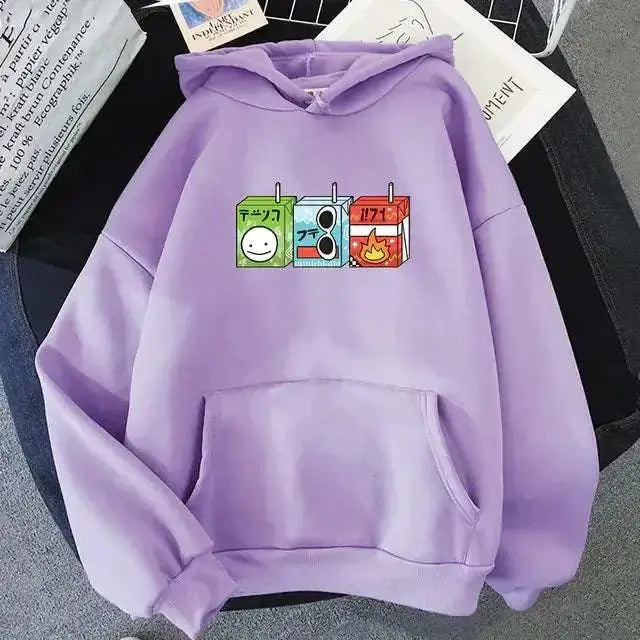Dream Team Juice Boxes Print Aesthetic Hoodies Mbshop