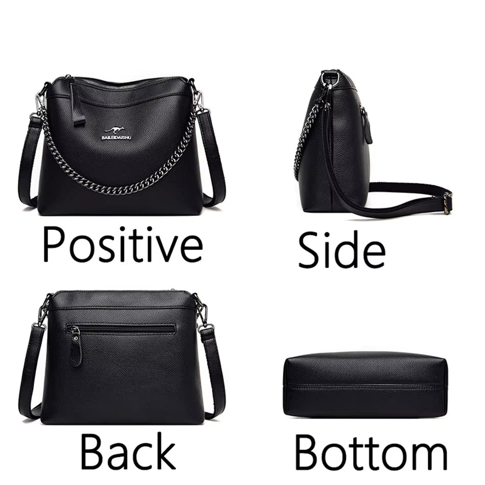 Sac Seau Minimaliste Élégant - Grande Capacité Bandoulière