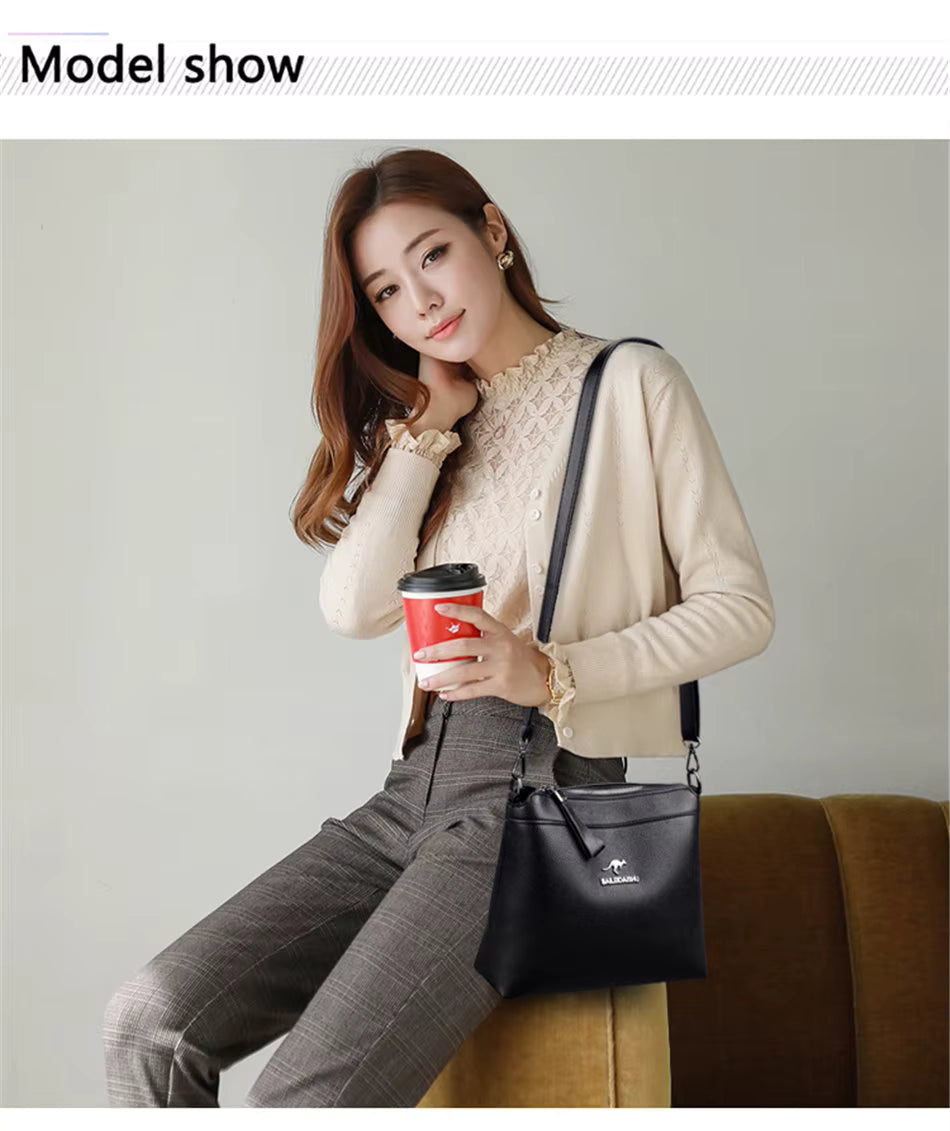 Sac Seau Minimaliste Élégant - Grande Capacité Bandoulière
