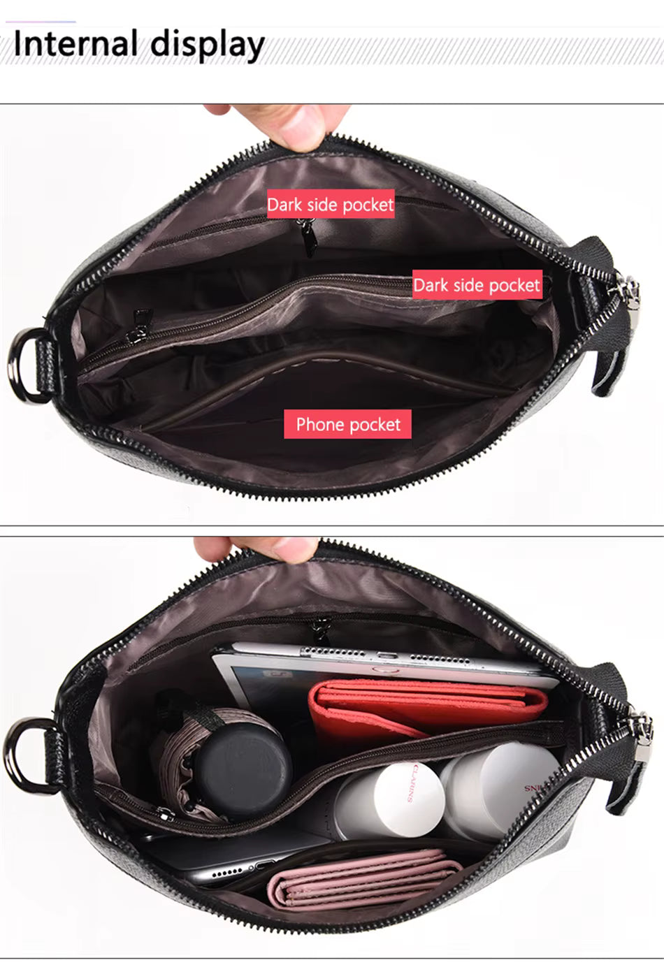 Sac Seau Minimaliste Élégant - Grande Capacité Bandoulière