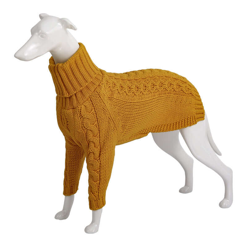 Winter High Neck Knit Dog Sweater