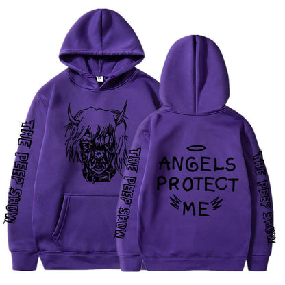 Angel And Devil Graphic Hoodie For Men