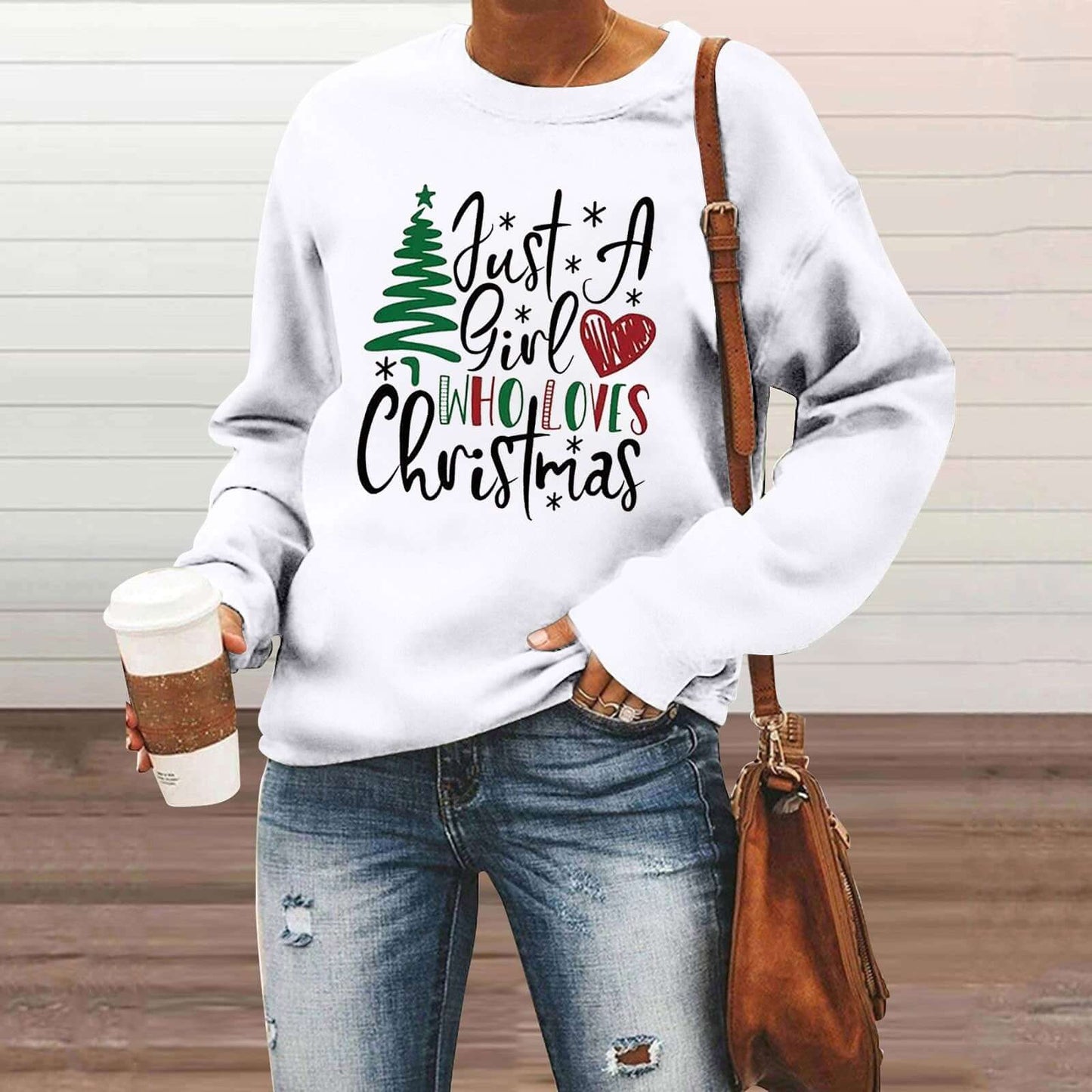 Unisex Christmas Fleece Hoodie Sweatshirt Pullover