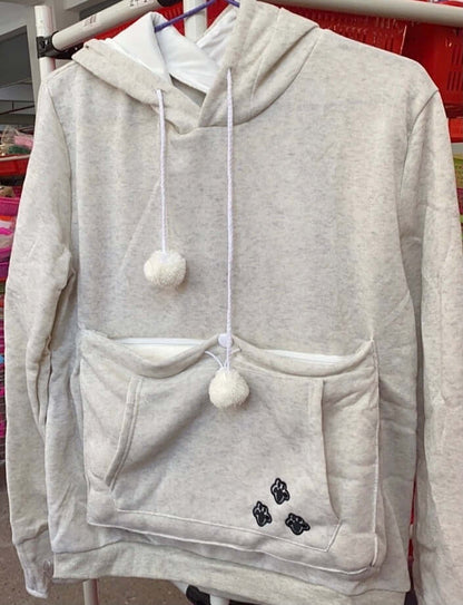 Unisex Cat Print Hoodie Sweatshirt For Cat Lovers