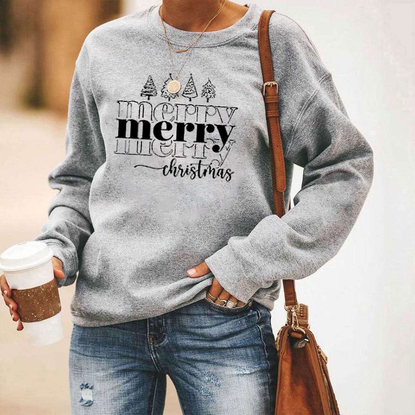 Unisex Christmas Fleece Hoodie Sweatshirt Pullover