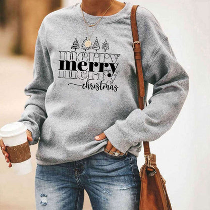 Unisex Christmas Fleece Hoodie Sweatshirt Pullover