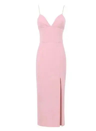 Robe Maxi Alora - Design Sexy avec Fente Élégante