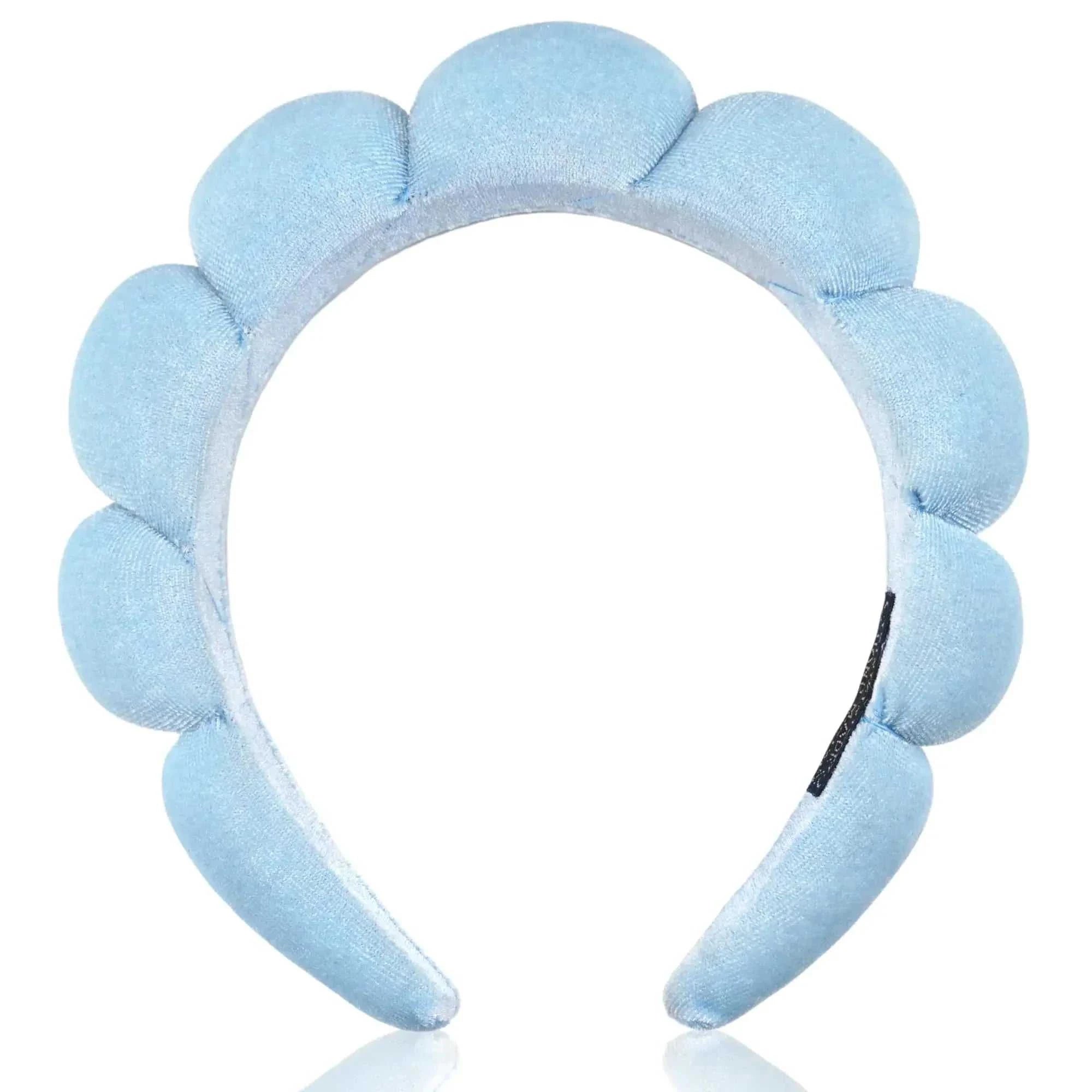 Ayesha Spa Headband for Women - Bandeau Spa Doux Nuage Bleu