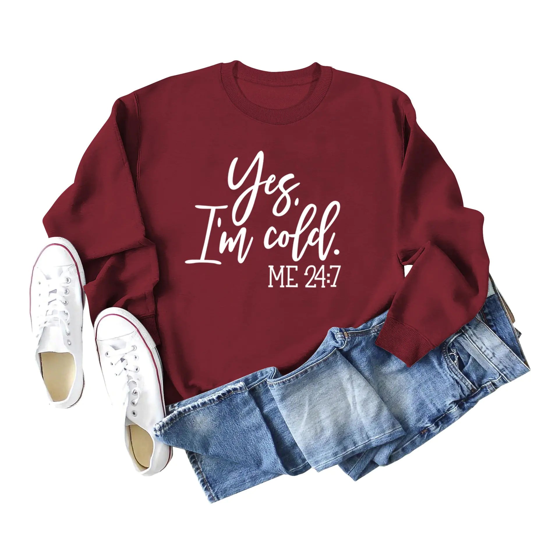 Sweatshirt Oversize 'Oui j'ai Froid' - Style Streetwear Urbain